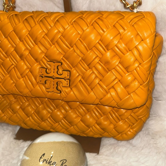 Tory‎ Burch Britten Woven Small Shoulder Bag - Picture 8 of 16